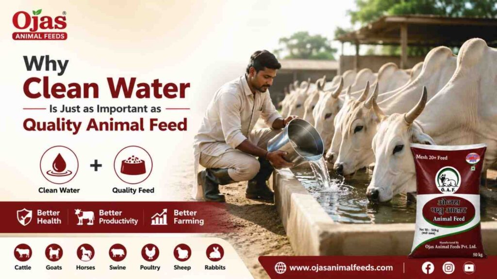 Why Clean Water Is Just as Important as Quality Animal Feed | Ojas Animal Feeds