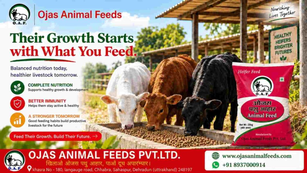 Growth Starts with What You Feed: Why Heifer Nutrition Shapes the Future | Ojas Animal Feeds