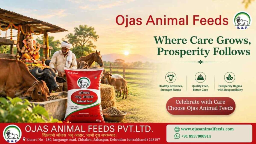 Ganesh Chaturthi and the Care Behind Every Farm: Celebrating the Animals That Sustain Rural Life | Ojas Animal Feeds